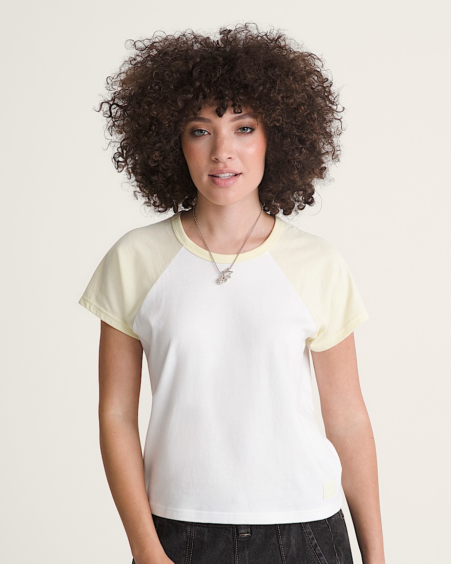Gracie Raglan TShirt VANS Dust Yellow ALT2