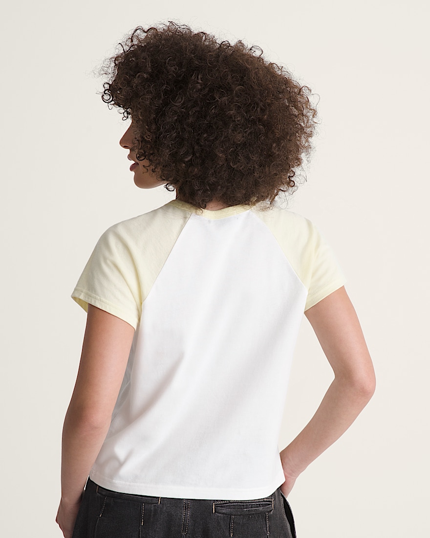 Gracie Raglan TShirt VANS Dust Yellow ALT3