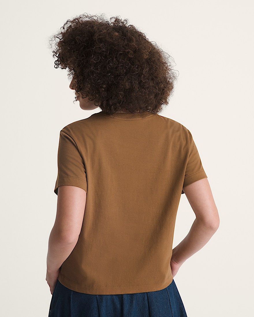 Salton Crew TShirt VANS Dachshund Brown ALT3