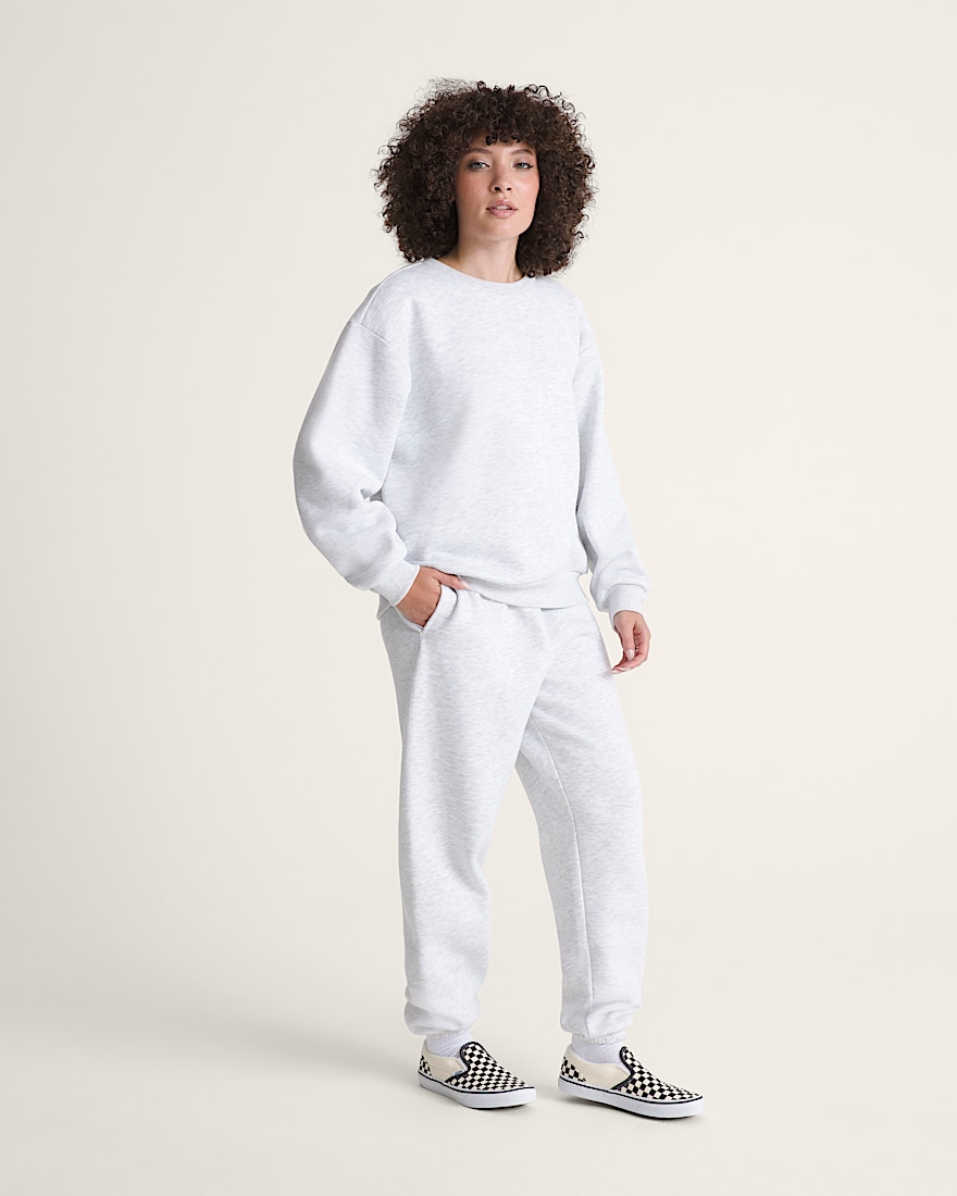 Salton Fleece Jogger Pants VANS White Heather ALT3