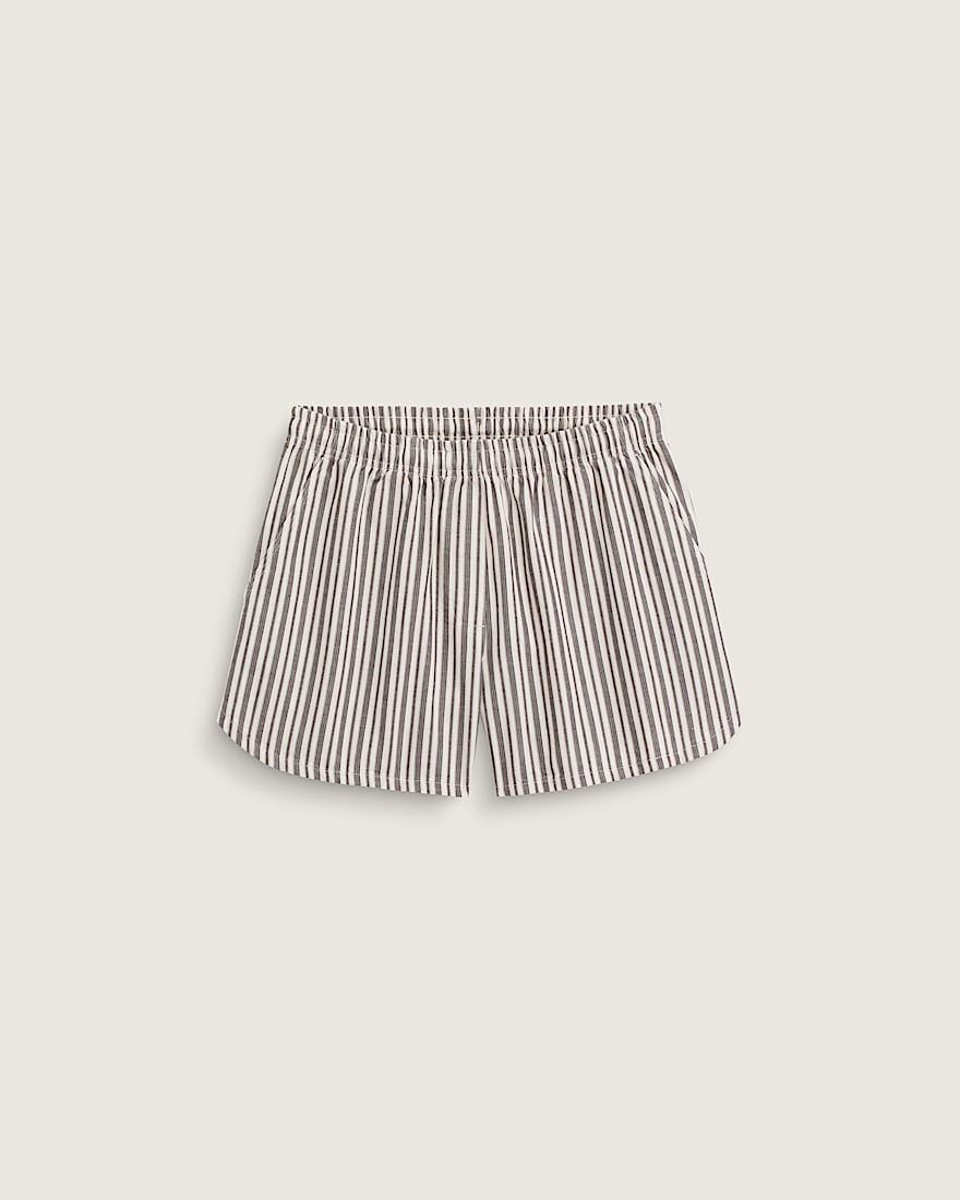 Pull On Stripe Shorts VANS BlackWhite HERO