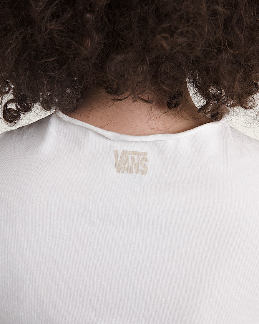 Mock Neck Tank Top VANS White ALT4