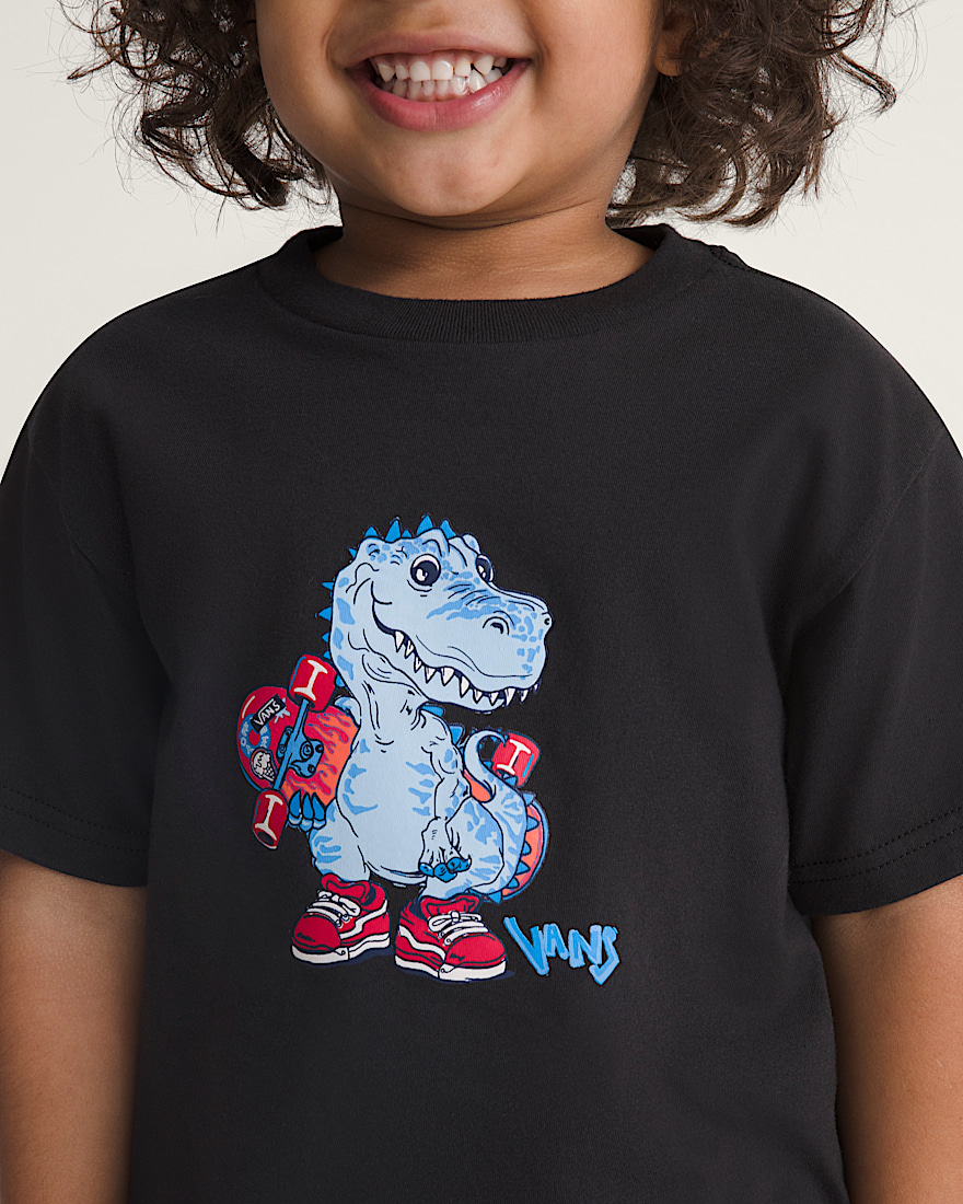 Little Kids Prehistoric Skater TShirt VANS Black ALT4