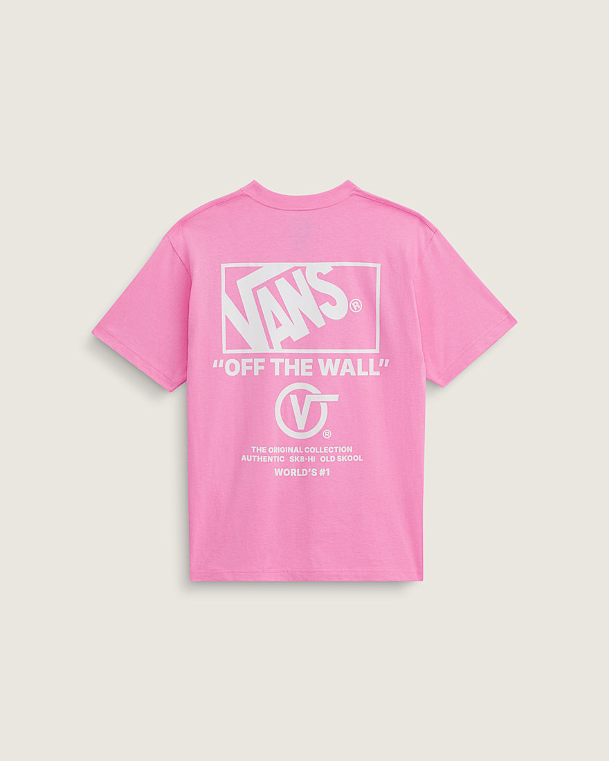Stacked Hi TShirt VANS Fizz Pink HERO
