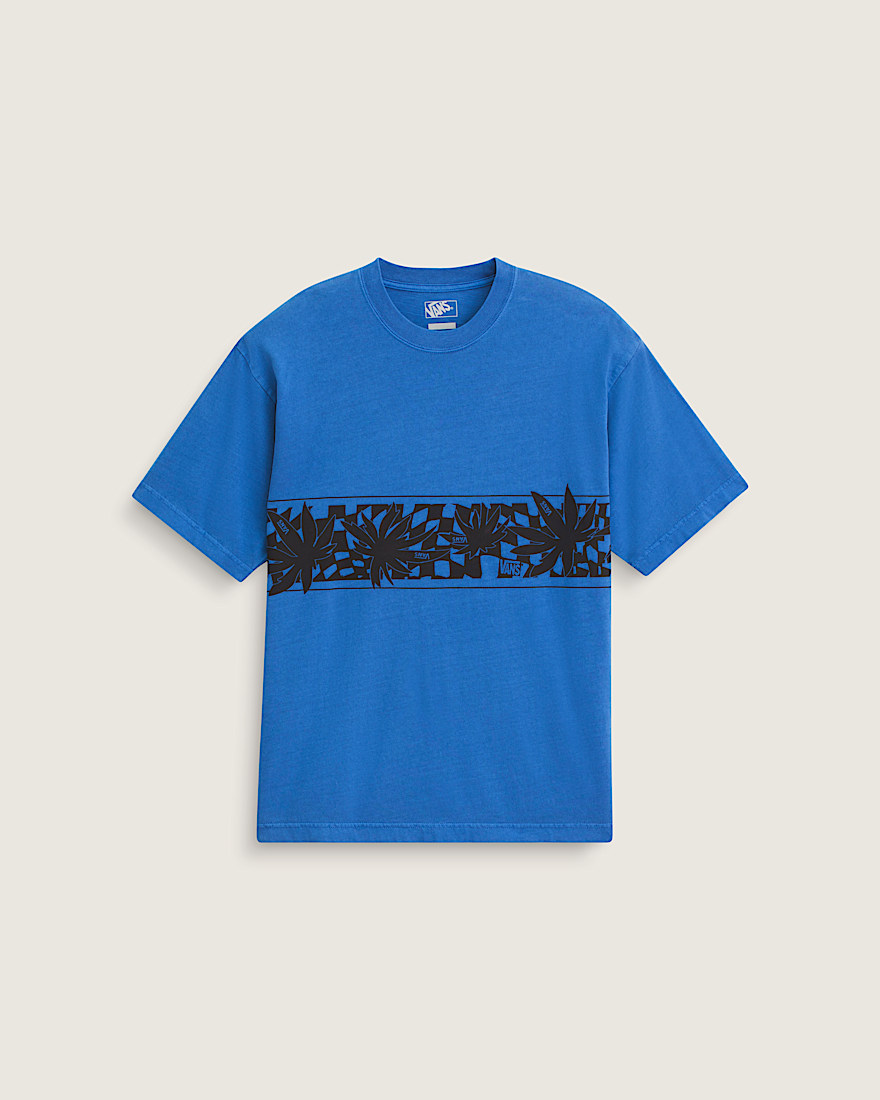 Palm Leaf TShirt VANS Royal Cobalt Blue HERO