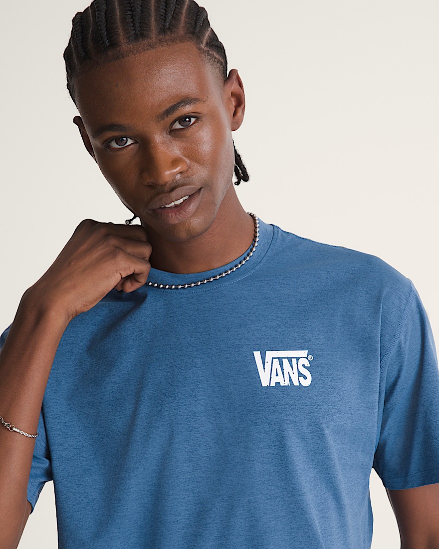 Outline Hybrid TShirt VANS True Navy Blue ALT4