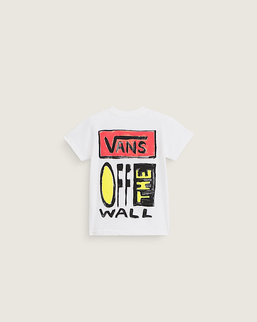 Little Kids Vans On Canvas TShirt VANS White HERO