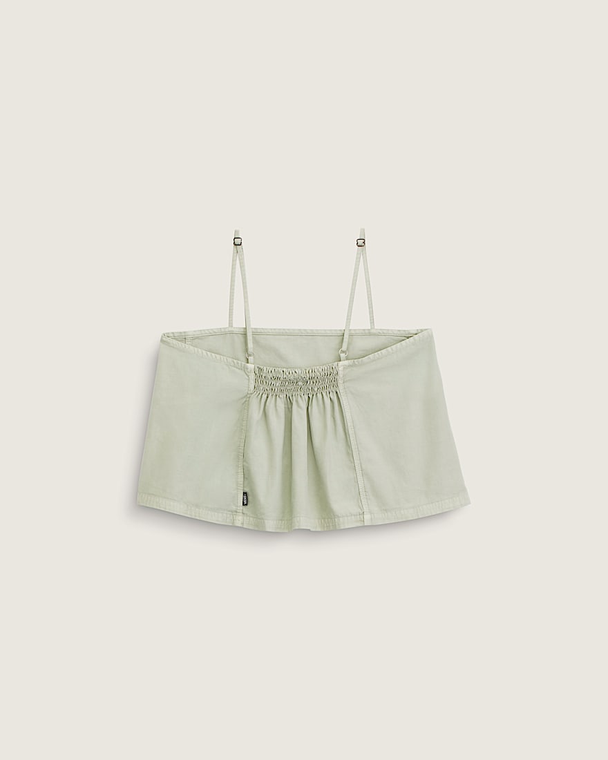 Crop Cami Tank Top VANS Soft Sage Green ALT1