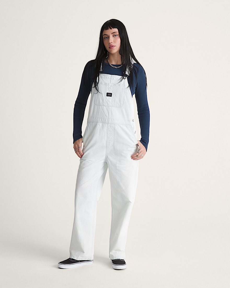 Chore Stripe Overall VANS Ice Stripe Blue ALT2
