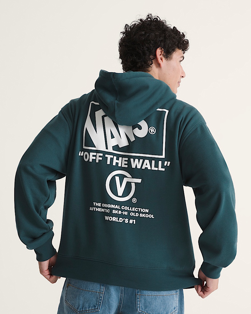 Stacked Hi Pullover Hoodie VANS Mossy Olive Green ALT3