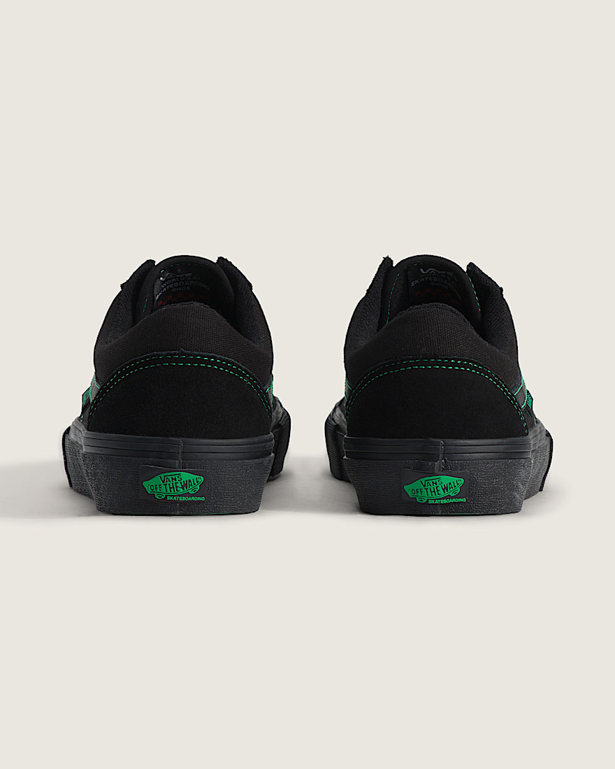 Skate Old Skool Shoe VANS Black  Green ALT3