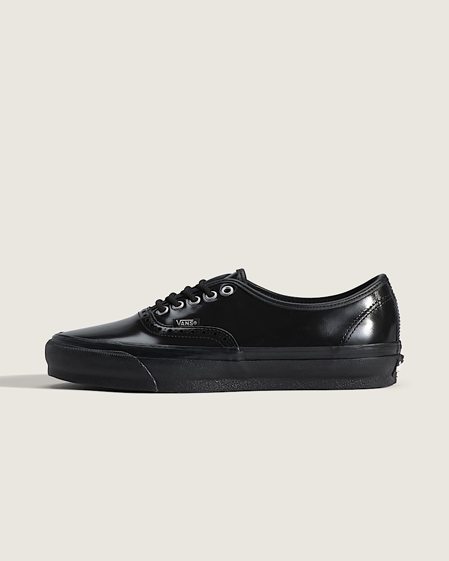 OTW Authentic 44 Siped Vibram VANS Gloss Leather Brogue Black HERO