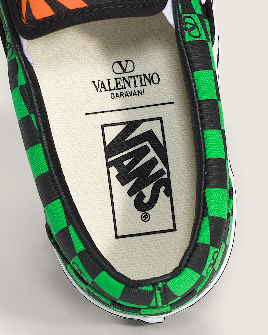 Valentino Garavani and Vans Classic Slip-On Checkerboard