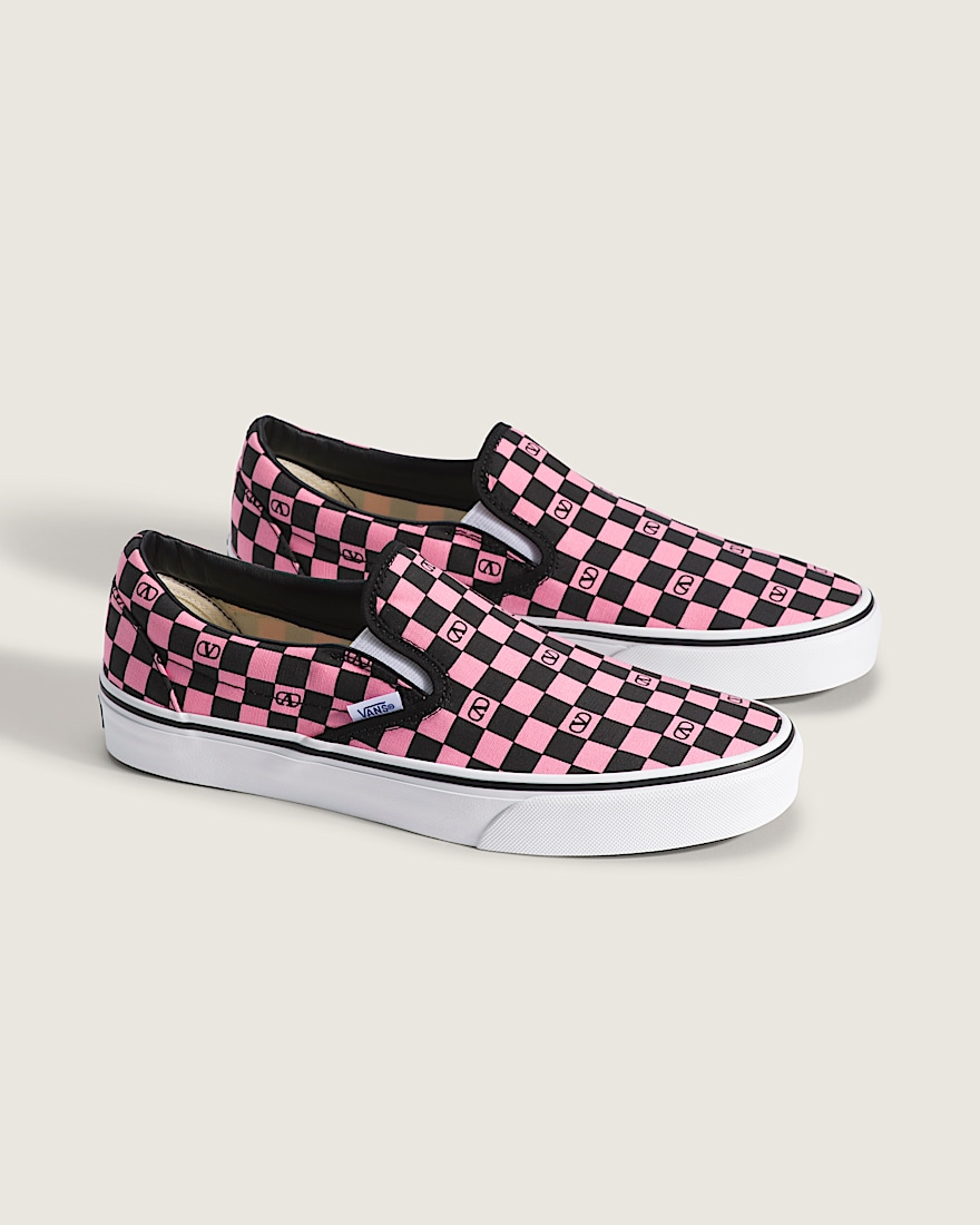 Valentino Garavani and Vans Classic Slip-On Checkerboard