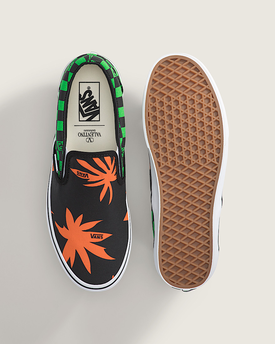 Valentino Garavani and Vans Classic Slip-On Checkerboard