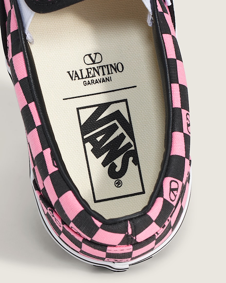Valentino Garavani and Vans Classic Slip-On Checkerboard