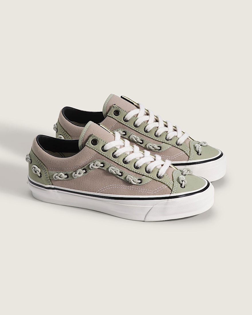 OTW Old Skool 36 Knot Vibram VANS Soft Sage Mushroom Brown ALT1
