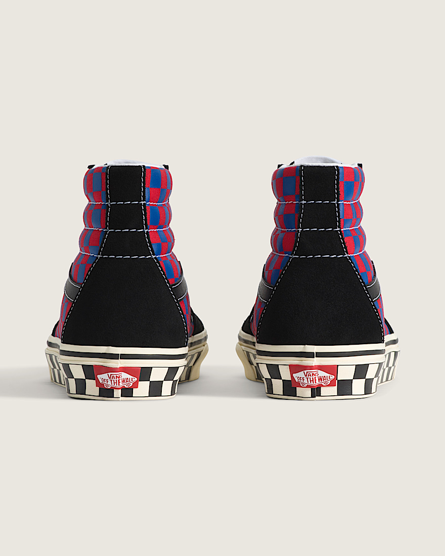 Sk8Hi Shoe VANS Red  Blue ALT3