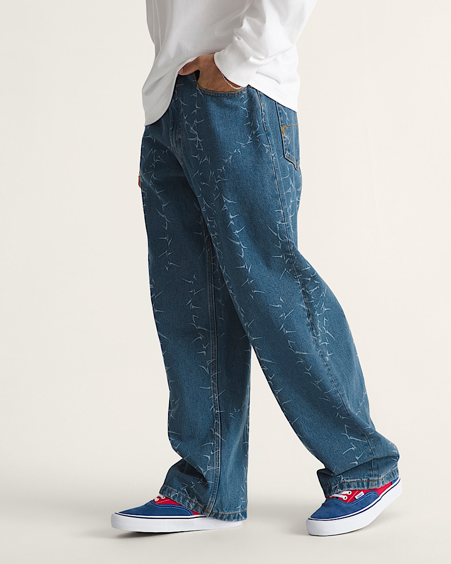 Check-5 Baggy Denim Pants