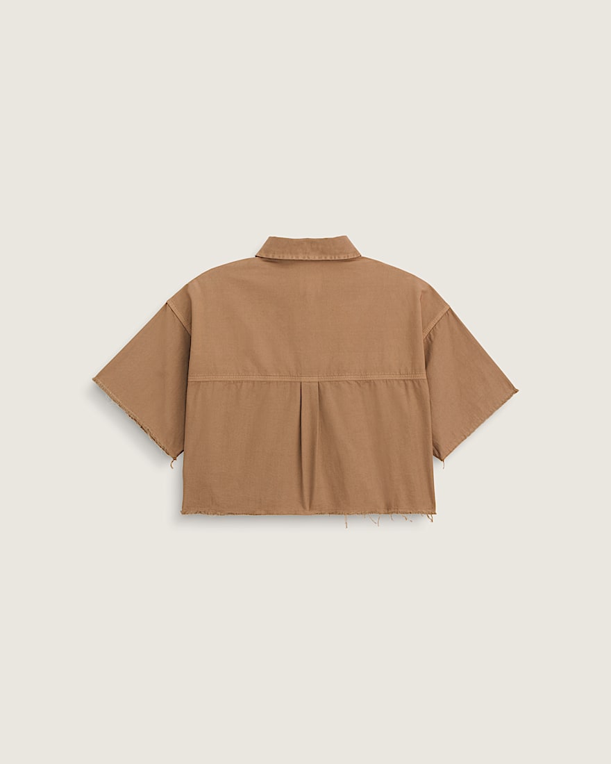 Crop Shirt VANS Dachshund Brown ALT1