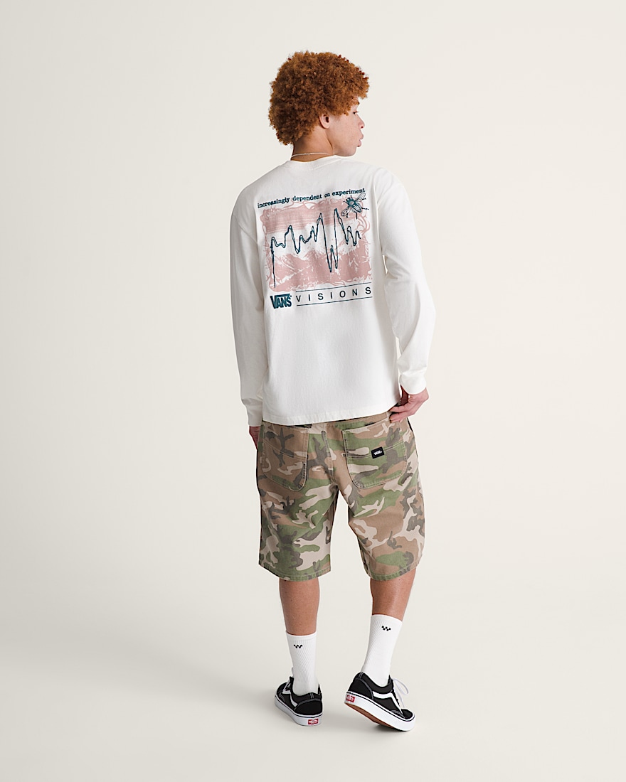 Drill Chore Loose Shorts VANS Vintage Camo Green ALT4