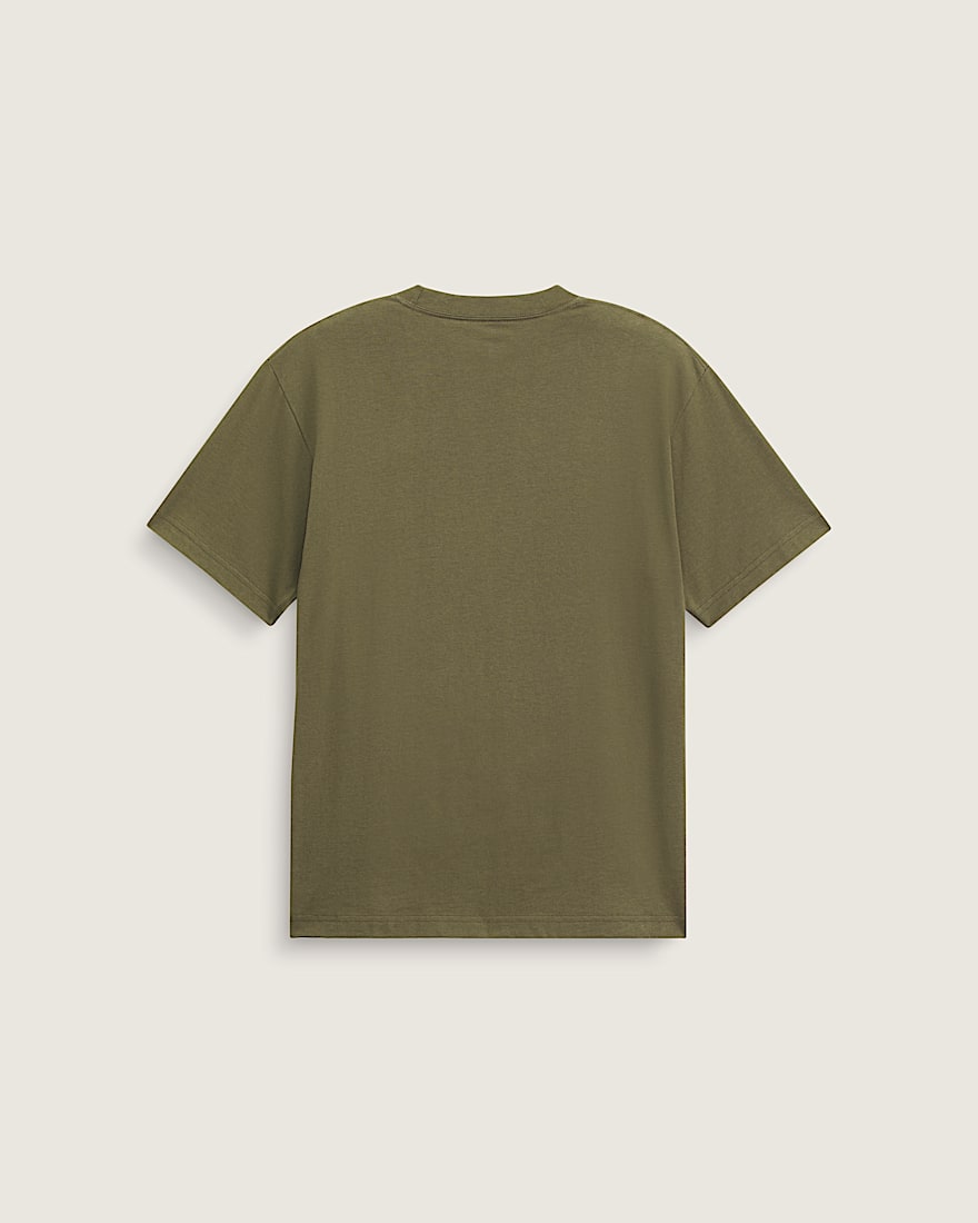 Stretch Logo TShirt VANS Mossy Olive Green ALT1