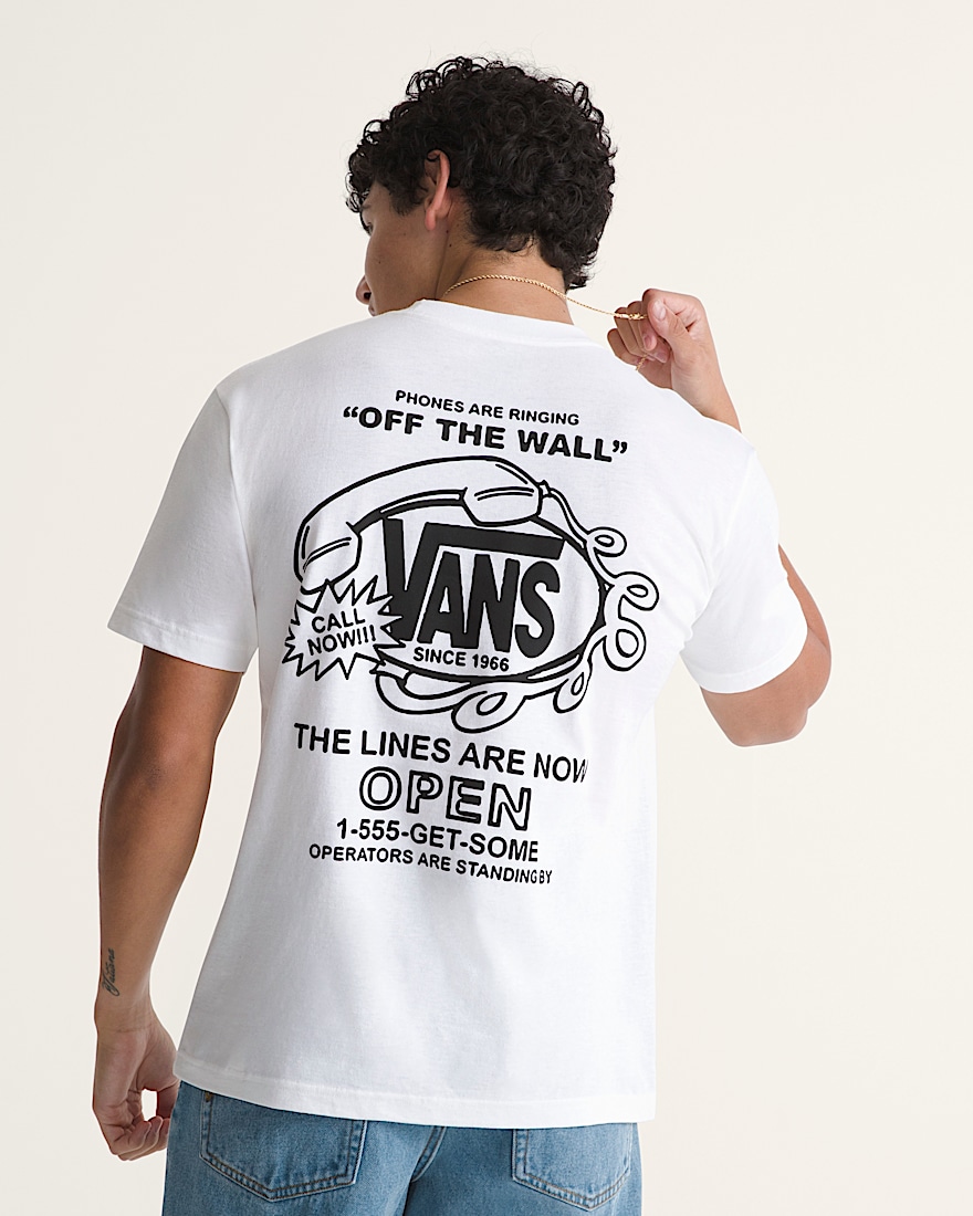 Hot Lines TShirt VANS White ALT3