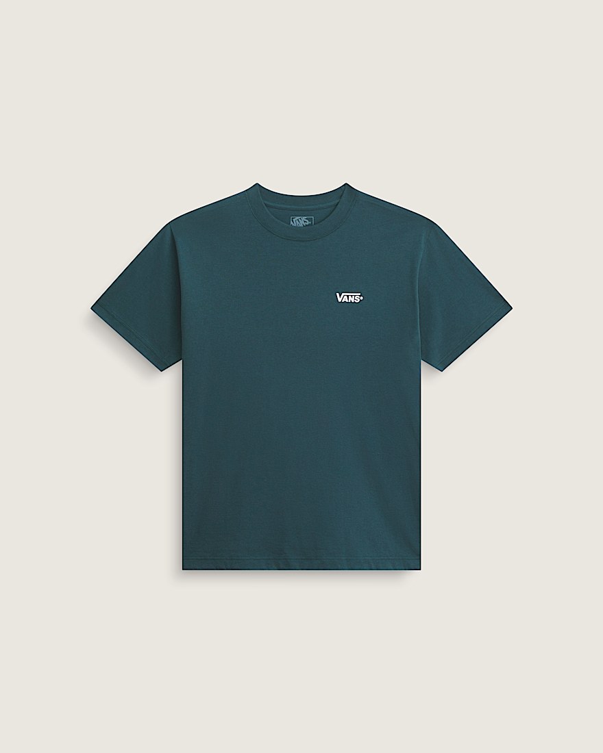 New Left Chest TShirt VANS Mossy Olive Green HERO