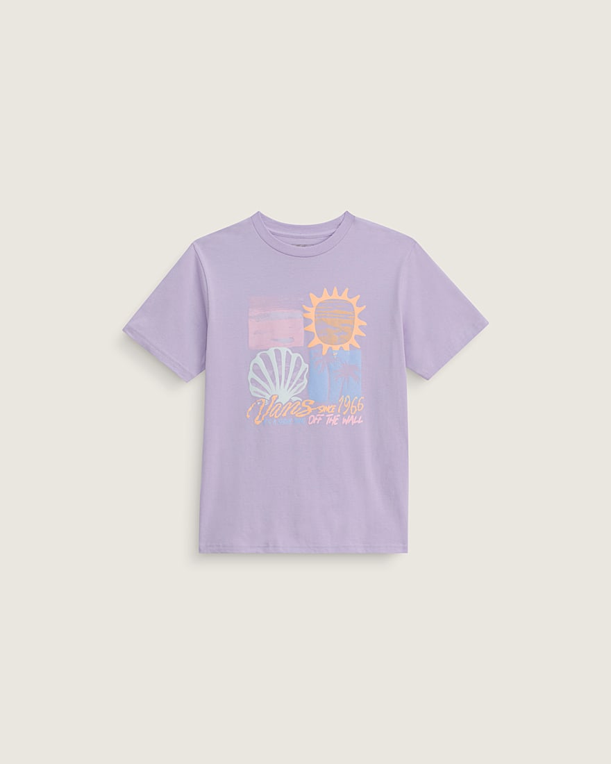 Kids Shore Thing TShirt VANS Soft Orchid Purple HERO