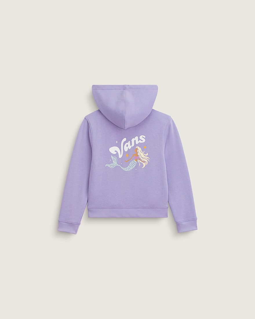 Little Kids Mermaid Zip Hoodie VANS Soft Orchid Purple HERO