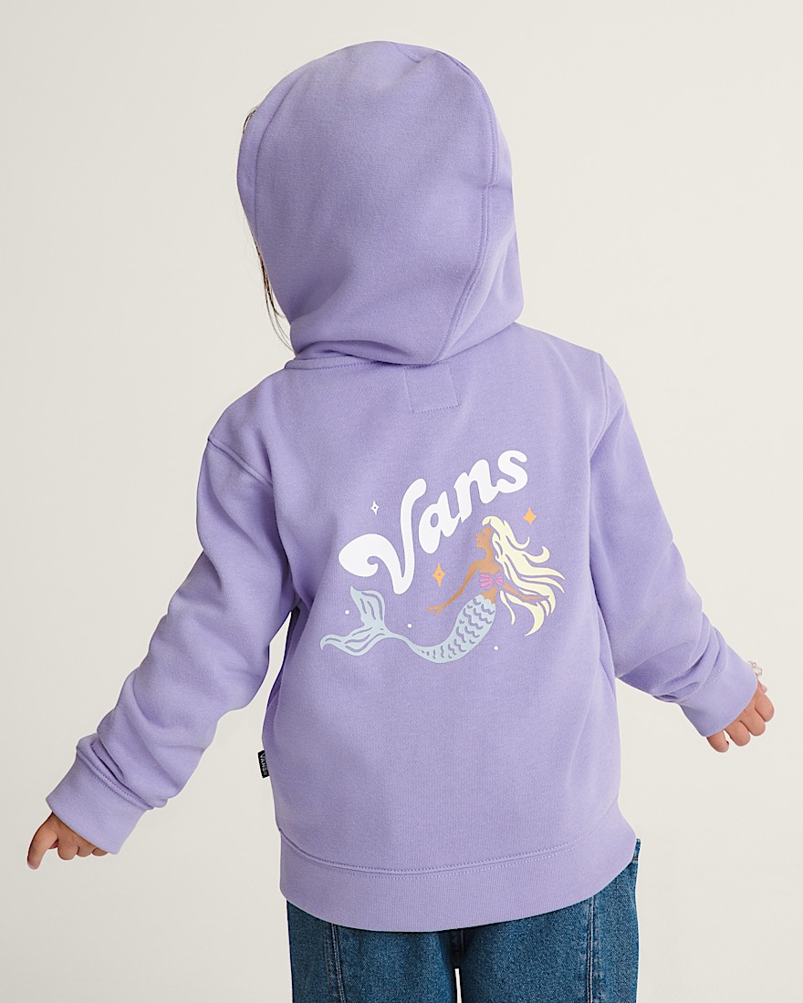 Little Kids Mermaid Zip Hoodie VANS Soft Orchid Purple ALT3
