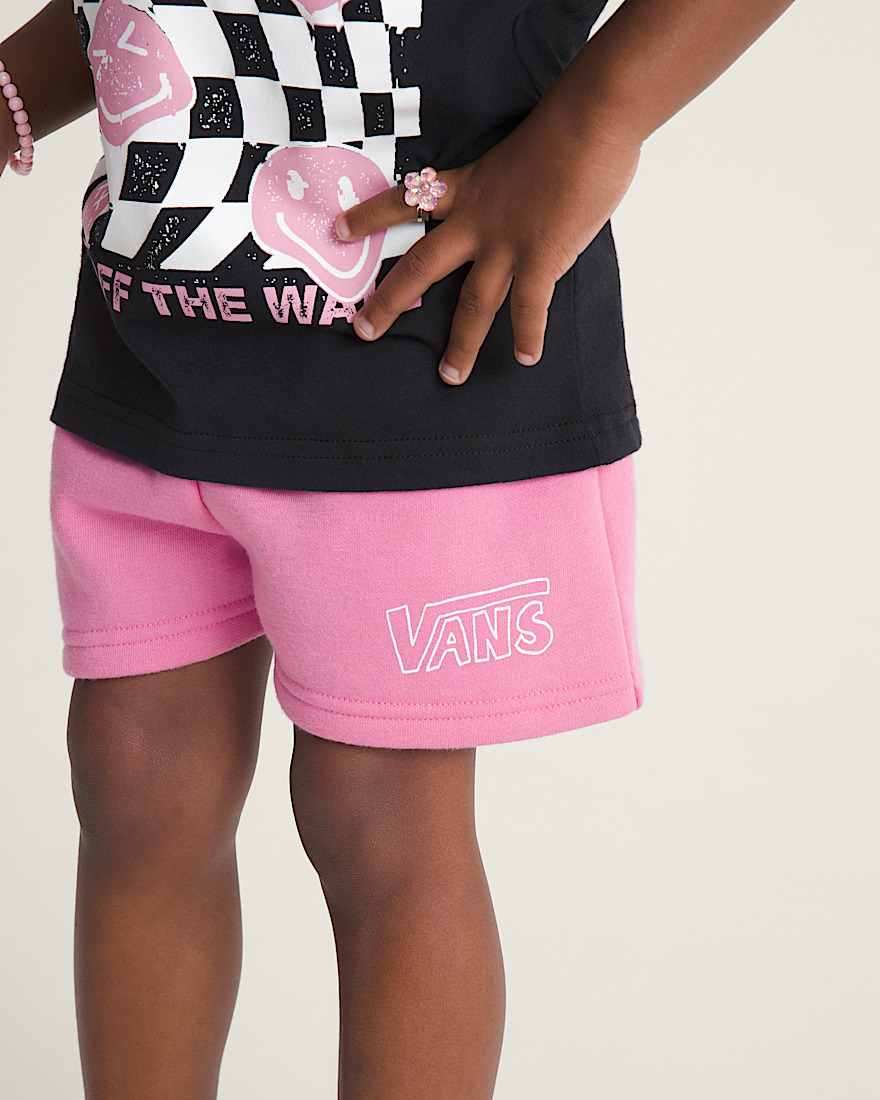 Little Kids Dream Big Fleece Shorts VANS Fizz Pink ALT5