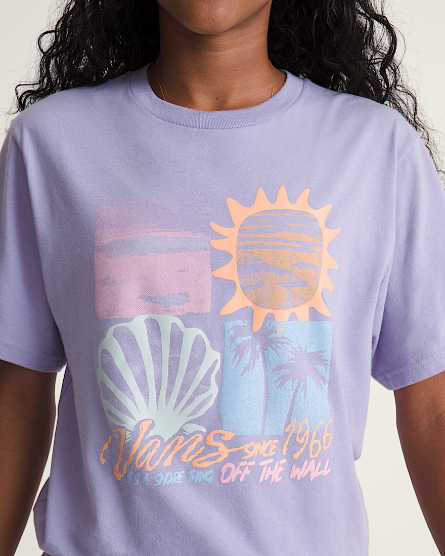 Kids Shore Thing TShirt VANS Soft Orchid Purple ALT4