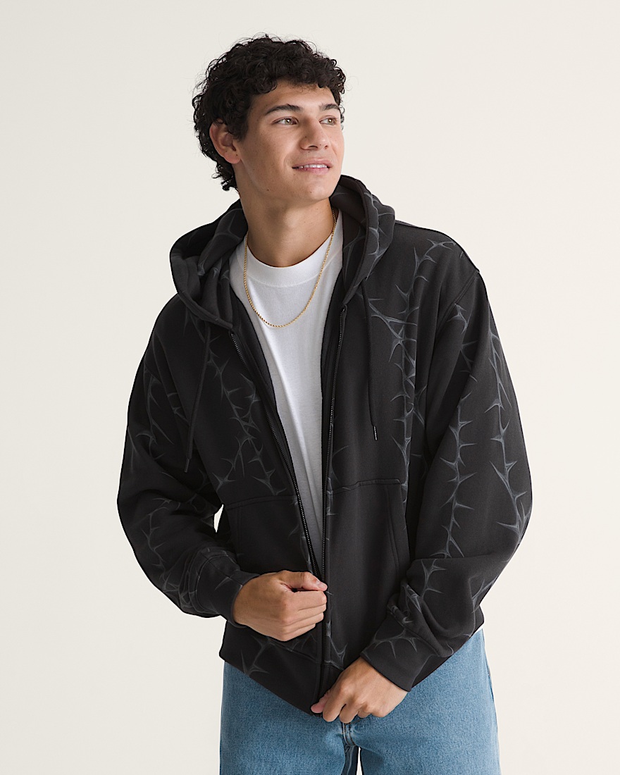 Prickler Patch Zip Hoodie