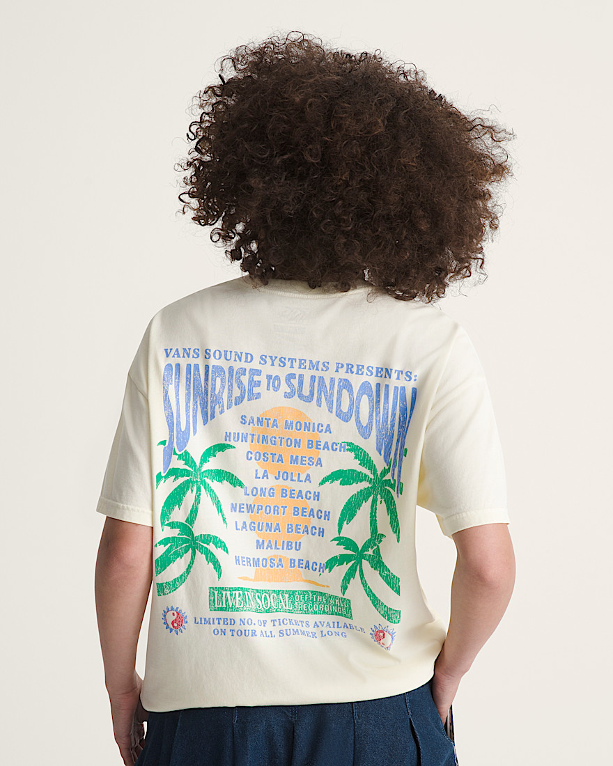 Sunrise to Sundown TShirt VANS Dust Yellow ALT3