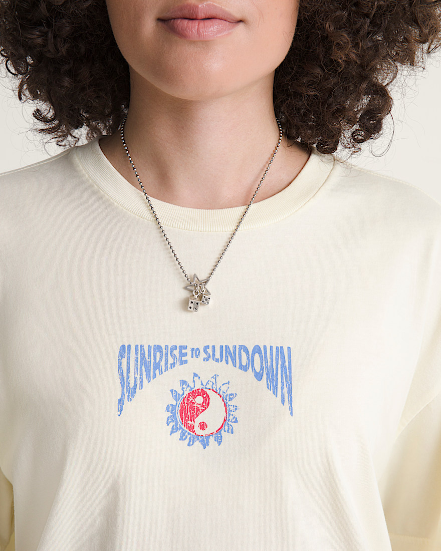 Sunrise to Sundown TShirt VANS Dust Yellow ALT4