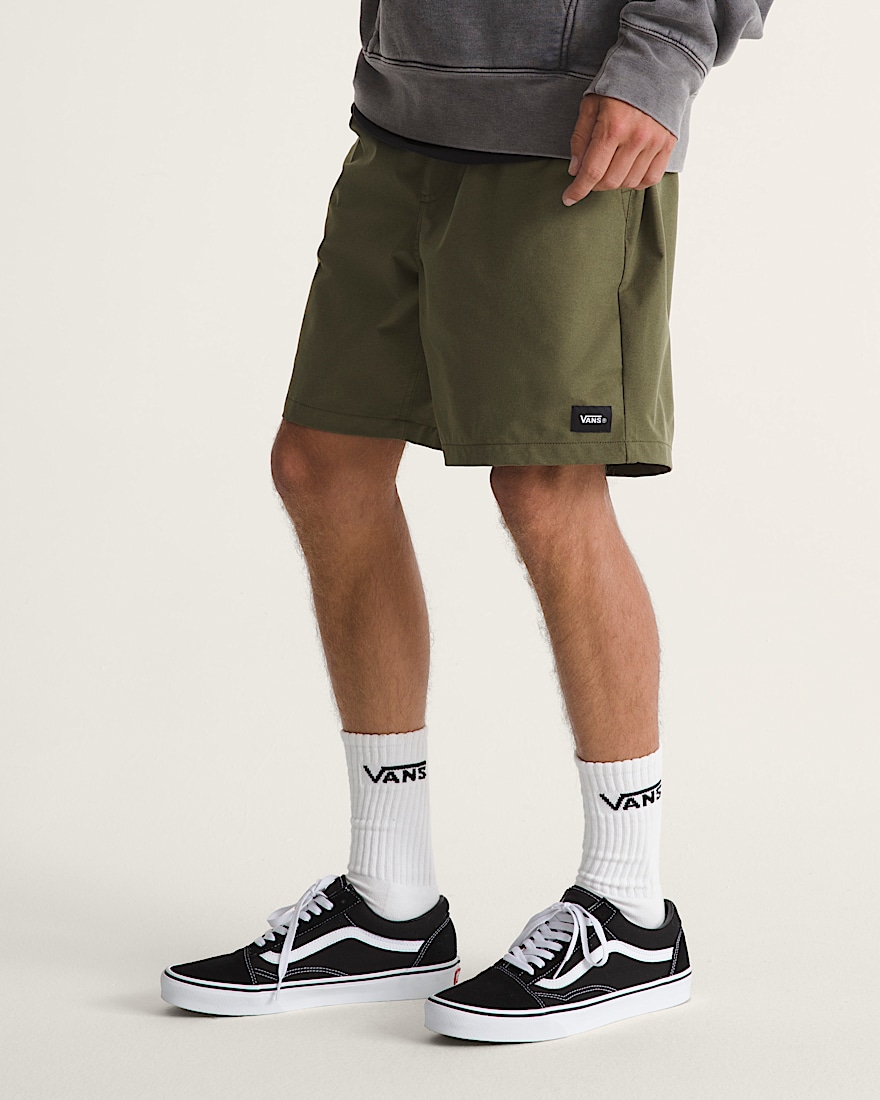 Range Relaxed Sport Shorts VANS Mossy Olive Green ALT5