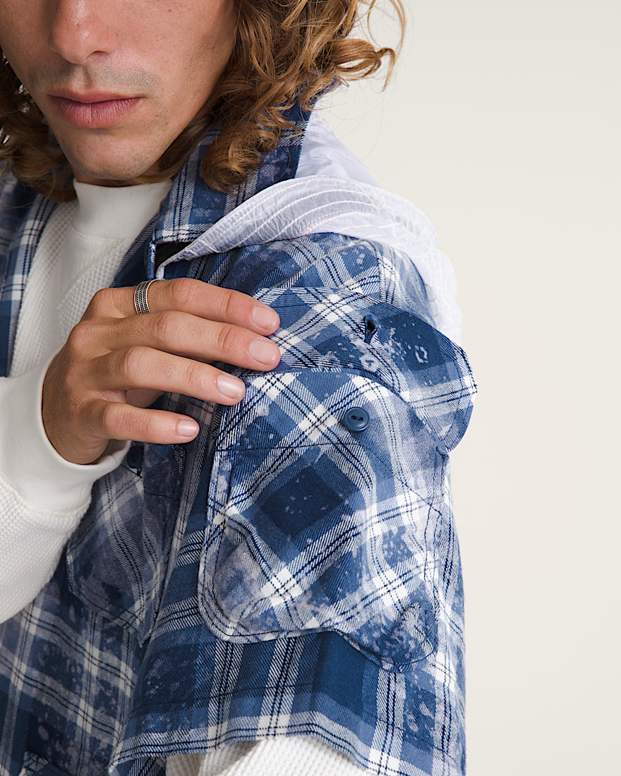 OTW by Vans X TDC Double Layered Shacket VANS Deep Indigo Blue ALT5