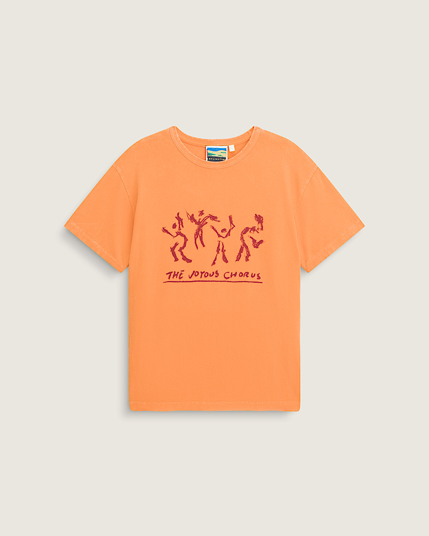 OTW by Vans X Julian Klincewicz Washed Tee Shirt VANS Pepper Orange HERO
