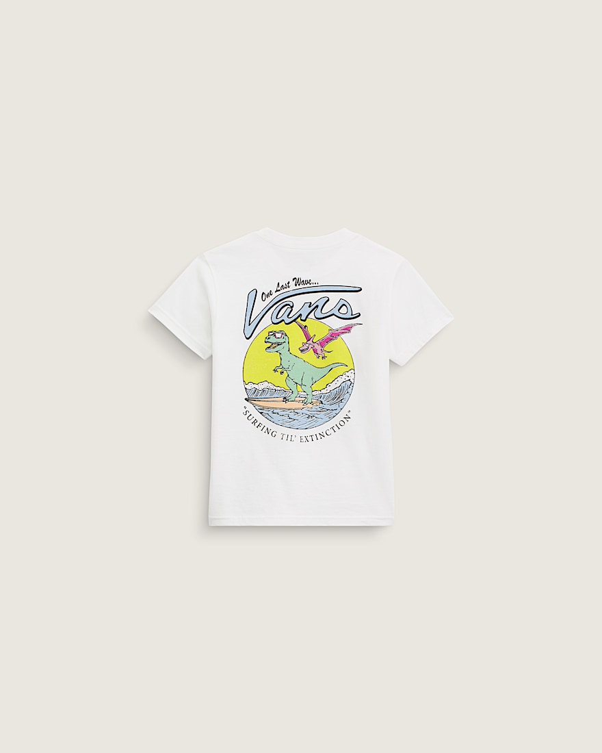 Little Kids Surfing Til Extinction TShirt VANS White HERO