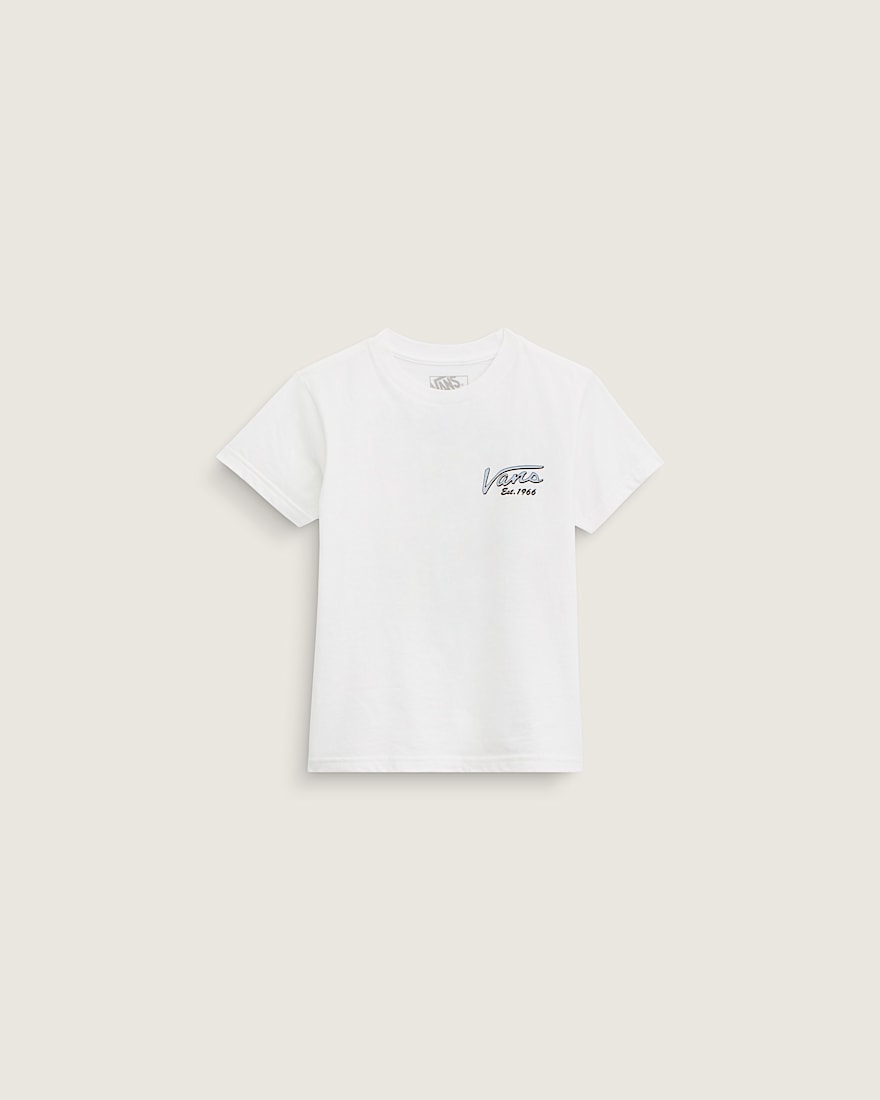 Little Kids Surfing Til Extinction TShirt VANS White ALT1