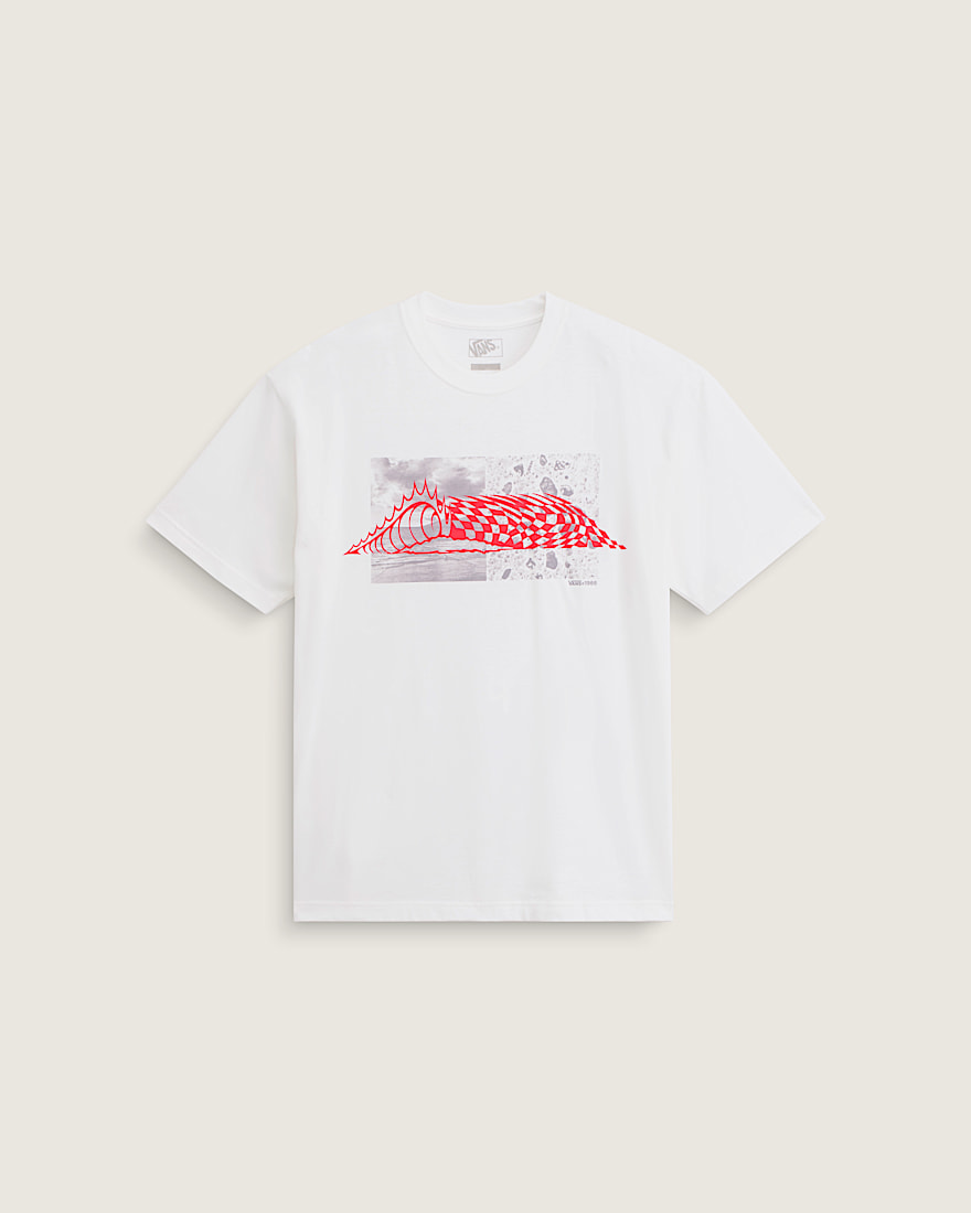 Wave Check TShirt VANS White HERO