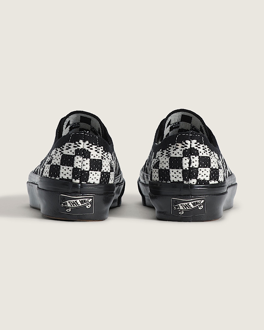 Premium Authentic Checkerboard Shoe VANS Checkerboard Black  Marshmallow White ALT3