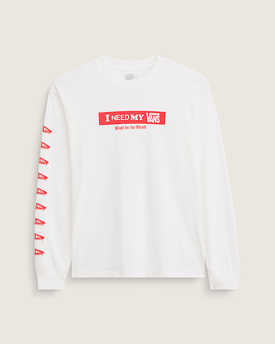 I Need My Long Sleeve TShirt VANS White ALT2