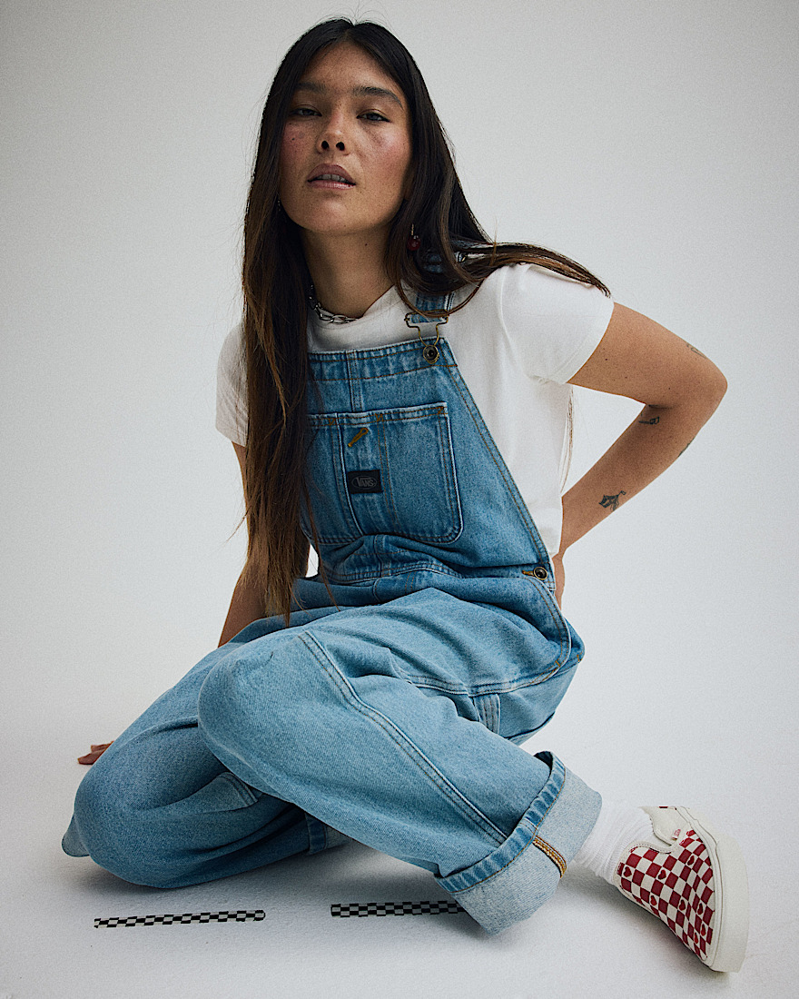 Chore Denim Overall VANS Stonewash Blue ALT1