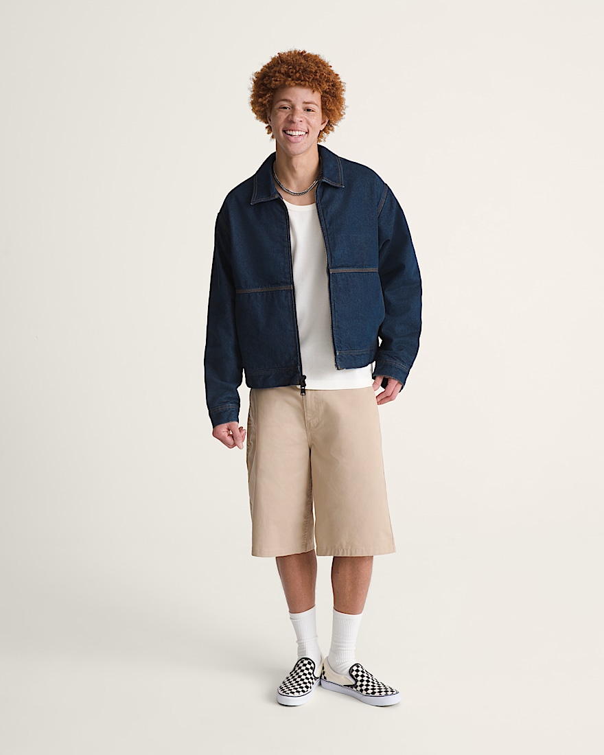 Premium Denim Station Jacket VANS Dark Indigo Blue ALT5