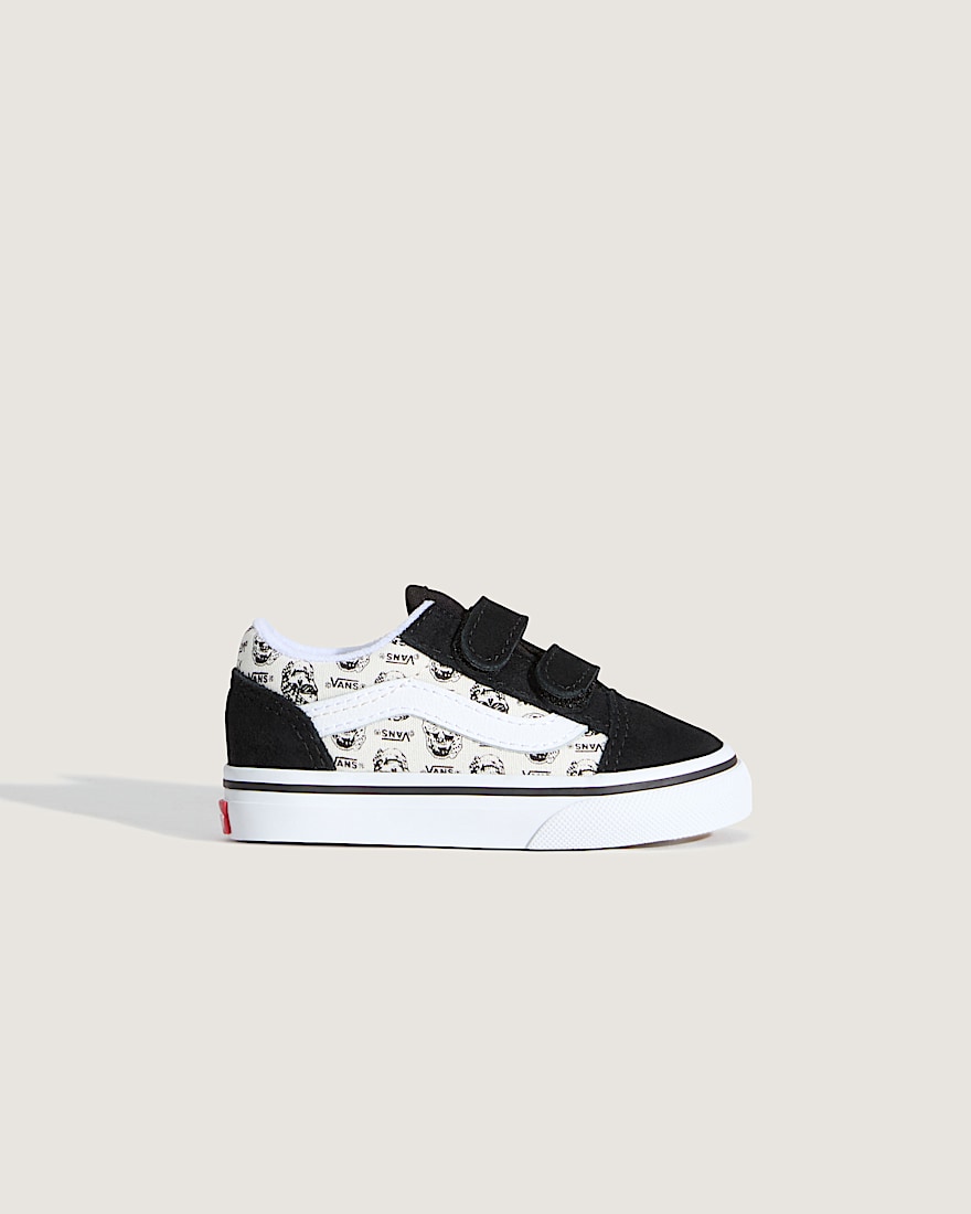 Toddler Old Skool V Shoe VANS Black  White ALT5