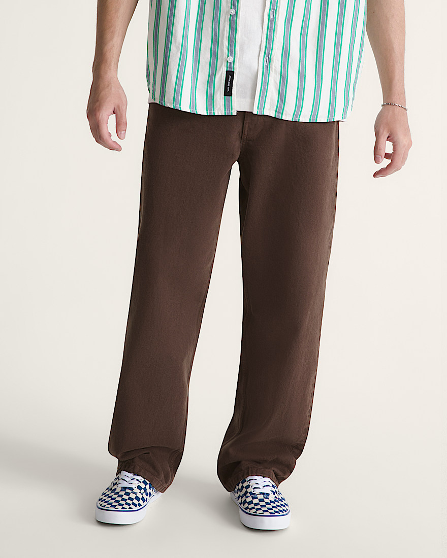 Check5 Loose Denim Pants VANS Dark Brown ALT2