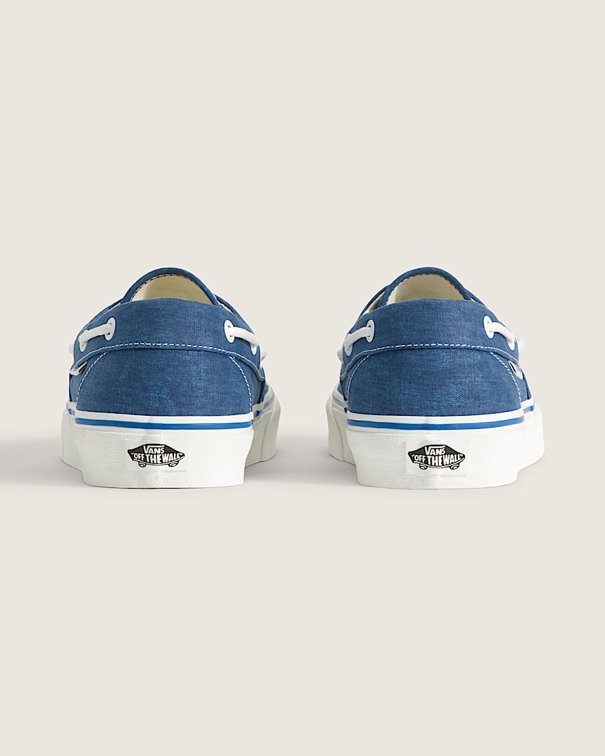 Authentic Boat Shoe VANS Navy Blue  Marshmallow White ALT3