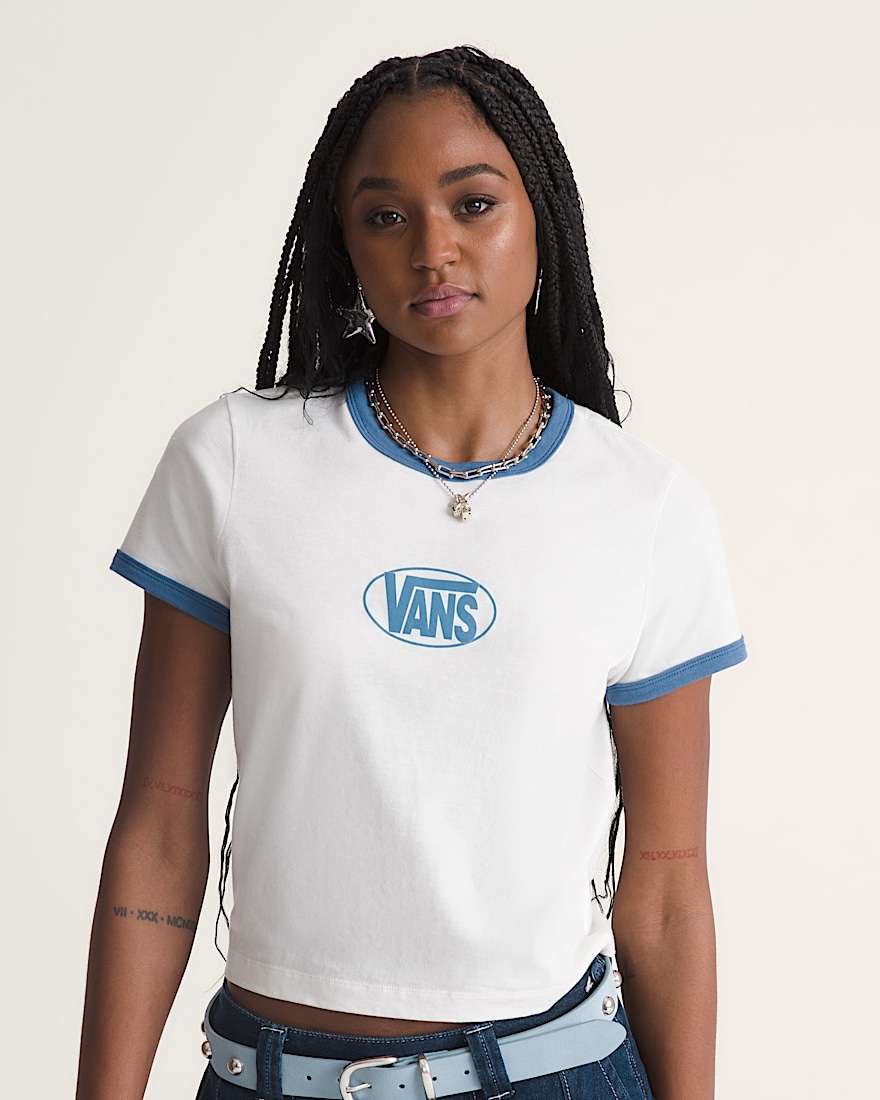 Circle V Ringer Tee VANS Egret ALT3